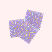 "It's A Birthday Candle Print Petite Napkins - Set of 16" - Party Napkins in multicolor by Jollity and Co
