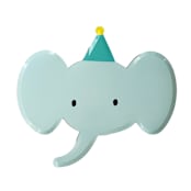"Little Celebrations Elephant Platter Plates - Set of 8" - Party Plates and Bowls in blue by Jollity and Co