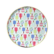 "Pickleball Social Club Dinner Plates - Set of 8" - Party Plates and Bowls in multicolor by Jollity and Co