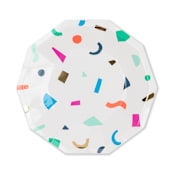 "Happy Everything Large Plates" - Party Plates and Bowls in multicolor by Jollity and Co