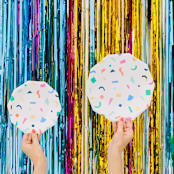"Happy Everything Large Plates" - Party Plates and Bowls in multicolor by Jollity and Co