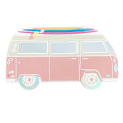 "Surf's Up "Surf Van" Large Plates - Set of 8" - Party Plates and Bowls in multicolor by Jollity and Co