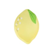 "Le Dinner Lemon Dessert Plates - Set of 8" - Party Plates and Bowls in yellow by Jollity and Co