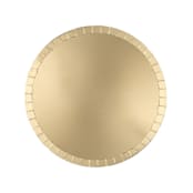 "Shades Gild Dinner Plates - Set of 8" - Party Plates and Bowls in gold by Jollity and Co
