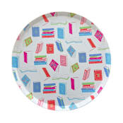 "Book Club Dinner Plates - Set of 8" - Party Plates and Bowls in multicolor by Jollity and Co