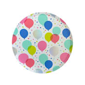 "It's A Birthday Balloon Large Plates - Set of 8" - Party Plates and Bowls in multicolor by Jollity and Co
