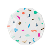 "Happy Everything Small Plates" - Party Plates and Bowls in multicolor by Jollity and Co