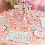"Let Them Eat Cake Platters - Pack of 8" - Party Plates and Bowls in multicolor by Jollity and Co