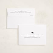 "Patchwork" - Graduation Party Invitations in Snow by Deynaaz Daraei - FREE Recipient Addressing