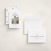 "Posh Party" - Graduation Party Invitations in Tuxedo by Pink House Press - Assembled