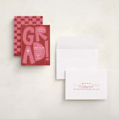 "GRAD!" - Graduation Party Invitations in Ruby by Erin Kessler - Assembled