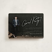 "Written" - Graduation Party Invitations in Cloud by Christie Garcia - Front