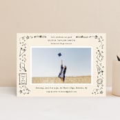 "Iconic" - Graduation Party Invitations in Sand by Creo Study - Front