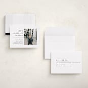 "Divided" - Graduation Party Invitations in Snow by Meggy Masters - Assembled