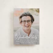 "Cap off" - Graduation Party Invitations in Cotton by Creo Study - Front