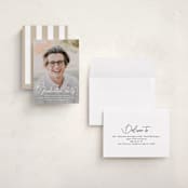 "Cap off" - Graduation Party Invitations in Cotton by Creo Study - Assembled