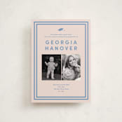 "Classically done" - Graduation Party Invitations in Country Blue by Inkblot Design - Front
