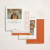 "Western" - Graduation Party Invitations in Bronco by Claudia Orengo - Back of Card Options