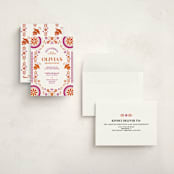"Let's Fiesta" - Graduation Party Invitations in Gumdrop by Eva Tadros - Assembled