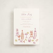 "cocktails and laughter" - Graduation Party Invitations in Orchid by Cass Loh - Front