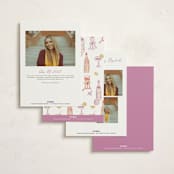 "cocktails and laughter" - Graduation Party Invitations in Orchid by Cass Loh - Back of Card Options