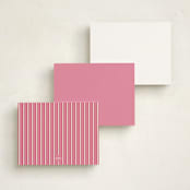 "Colorful Wishes" - Personalized Stationery Cards in Gumdrop by Alston Foster - Back of Card Options