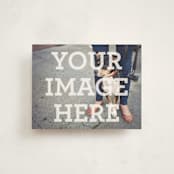 "The Big Picture" - Personalized Stationery Cards in White by Minted - Front