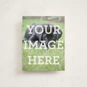 "The Big Picture" - Personalized Stationery Cards in White by Minted - Front
