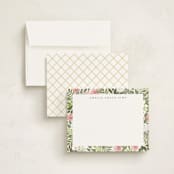 "Amelia" - Personalized Stationery Cards in Petal by Elizabeth Bishop - Assembled