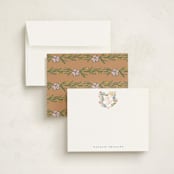 "Montecito Crest" - Personalized Stationery Cards in Petal by Petra Kern - Assembled