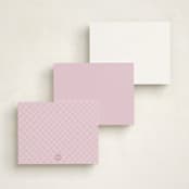 "Princess Party" - Personalized Stationery Cards in Silk by JeAnna Casper - Back of Card Options