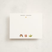 "Pixar's Toy Story Toys" - Personalized Stationery Cards in Cloud by Dani Lugato - Front