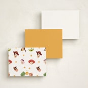 "Pixar's Toy Story Toys" - Personalized Stationery Cards in Cloud by Dani Lugato - Back of Card Options