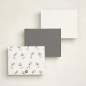 "Pixar's Toy Story in pencil" - Personalized Stationery Cards in Cloud by Anna Black - Back of Card Options