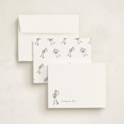 "Pixar's Toy Story in pencil" - Personalized Stationery Cards in Cloud by Anna Black - Assembled