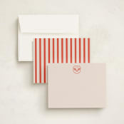 "Racquet" - Personalized Stationery Cards in Verona Sunset by Megan Davis - Assembled