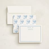 "Cheseapeake" - Personalized Stationery Cards in Sky Blue by Megan Davis - Assembled