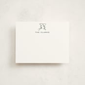 "Campania" - Personalized Stationery Cards in Sorbetto by Megan Davis - Front
