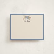 "A wedding in Low Country" - Personalized Stationery Cards in Cornflower by Chris Griffith - Front
