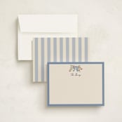 "A wedding in Low Country" - Personalized Stationery Cards in Cornflower by Chris Griffith - Assembled