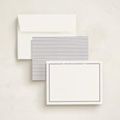 "gentleman" - Personalized Stationery Cards in Darknight Blue by The Social Type - Assembled