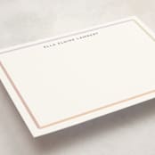 "Modern Colorful Border" - Personalized Stationery Cards in Pastel by Stephanie Heinrich Godbout - Detail