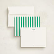 "A Little Heart" - Personalized Stationery Cards in Grass by mo kelley - Assembled