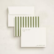 "dirty martini" - Personalized Stationery Cards in Olive by Megan Davis - Assembled