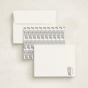 "Sardines" - Personalized Stationery Cards in Ink by Megan Davis - Assembled
