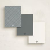 "Portrait" - Personalized Stationery Cards in White by Minted - Back of Card Options