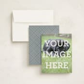 "Portrait" - Personalized Stationery Cards in White by Minted - Assembled