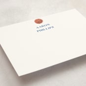 "Sportsy" - Personalized Stationery Cards in Ice by Teju Reval - Detail