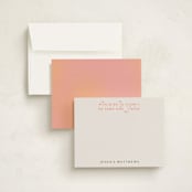 "Nomads" - Personalized Stationery Cards in Sunset by Lissabeth Anglin - Assembled