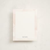 "Initials" - Personalized Stationery Cards in Blush by Jennifer Postorino - Front